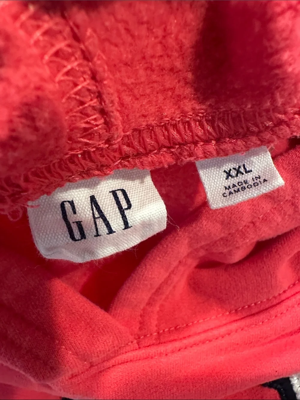 GAP Pink Hoodie with White and Black Logo